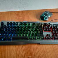 Bundle gaming Trust GXT845 - tastiera + mouse
