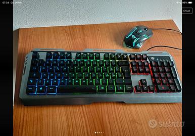 Bundle gaming Trust GXT845 - tastiera + mouse