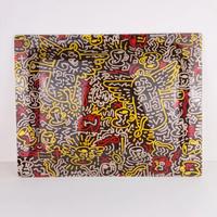 Pop Art Vassoio Cafè Des Arts by Keith Haring 1990