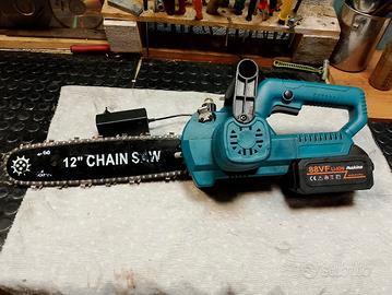 motosega a batteria 12 pollici