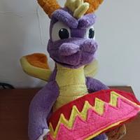 RARO! Spyro The Dragon Skateboard Peluche 2001 12"