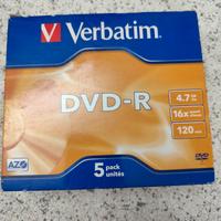 5 DVD-R + 10 CD-RW + 10 DVD-RW VERBATIM