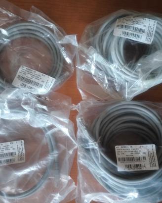 Cavo Ethernet LAN RJ45 flat Grigio cat6 1-2-3 m