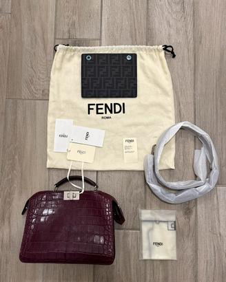 Fendi Peekaboo in coccodrillo