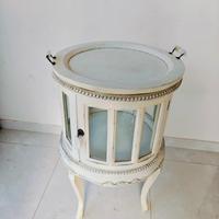 Vetrinetta da soggiorno Bar porta bevande shabby