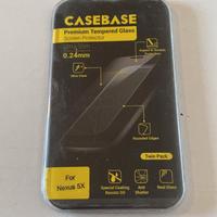 2 Pellicole Vetro Temperato Nexus 5X Casebase