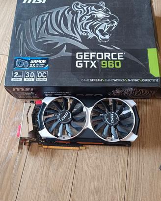 MSI GeForce GTX 960 2GB con scatola