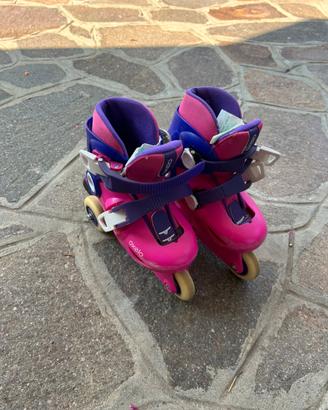 Pattini a rotelle per bambina 26-28