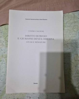 diritto romano e giurisprudenza odierna 