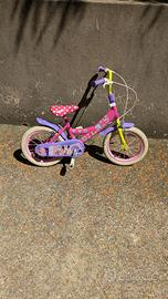 Bicicletta per Bambina 14""  Disney Minnie Rosa