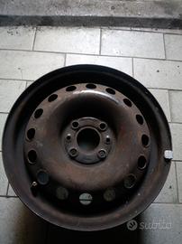 Cerchione Alfa Romeo 145/146 gommato + 2 borchie