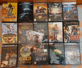 Grande lotto giochi PC alcuni anche sigillati