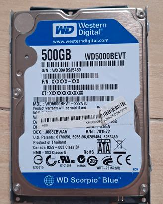 Western Digital 500gb