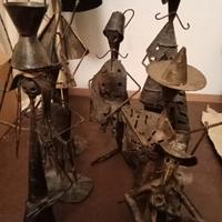 statue in ferro battuto