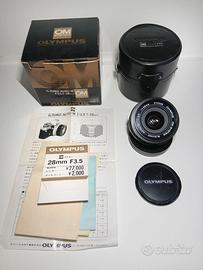 Obiettivo Zuiko 28mm f3,5 come nuovo