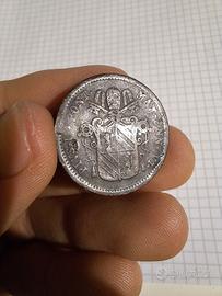 Rara e antica moneta stato pontificio, 1851