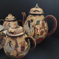 Servizio ceramica Satsuma giapponese