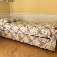 Letto singolo artigianale imbottito