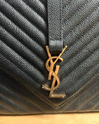 borsa nera in pelle 