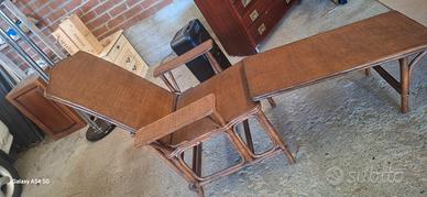 sedia a sdraio art déco 