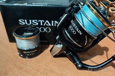 SHIMANO SUSTAIN FI 4000 + BOBINA DI RICAMBIO