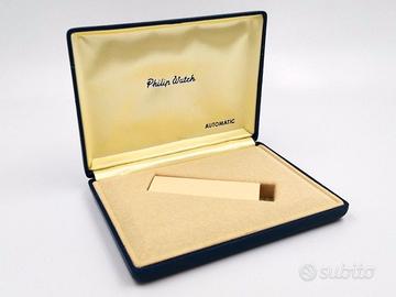 Philip Watch  Scatola Blu Velluto e Raso Vintage