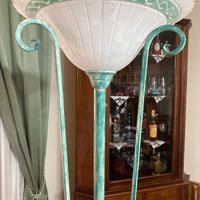 Alzatine e candelabro in ferro battuto