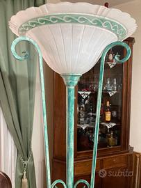 Alzatine e candelabro in ferro battuto