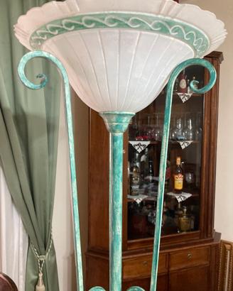 Alzatine e candelabro in ferro battuto