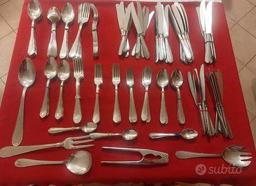 Lotto posate 149 pezzi inox 18/8 e Super Inox 