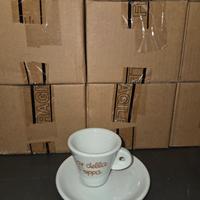 set da 6 tazzine e piattini