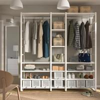 Sistema scaffale modulare IKEA ELVARLI Bianco/Bamb