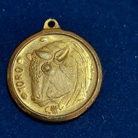 CIONDOLO  MEDAGLIA VINTAGE - SEGNO DEL TORO - DORA