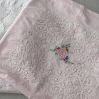 2 Tovagliette da tè vintage con tovagliolini