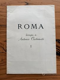 Antonio Carbonati Roma I con 7 tavole