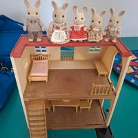 casetta coniglietti sylvanian + coniglietti 