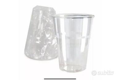 1000 bicchieri monouso imbustati singolarmente