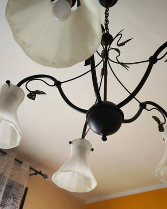 Lampadario in ferro
