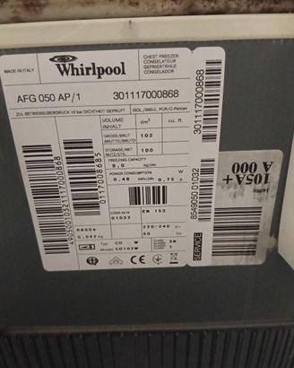 CONGELATORE WHIRLPOOL