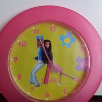 BARBIE MATTEL OROLOGIO DA PARETE cameretta