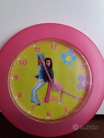 BARBIE MATTEL OROLOGIO DA PARETE cameretta