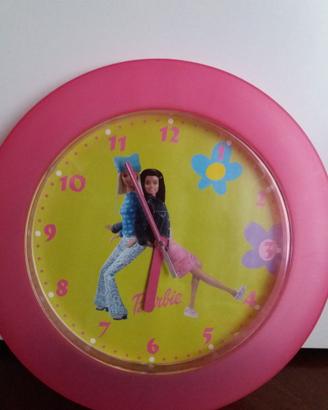 BARBIE MATTEL OROLOGIO DA PARETE cameretta