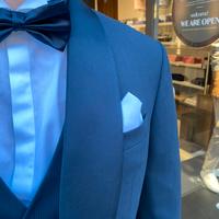 Smoking Corneliani 3 pezzi colore blu come nuovo