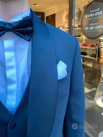 Smoking Corneliani 3 pezzi colore blu come nuovo