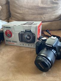 Canon 1200D + Kit 18-55 EF-Sb + Custodia originale