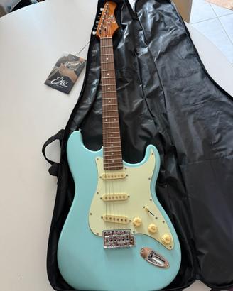 Chitarra elettrica Eko s-300 relic daphne blue