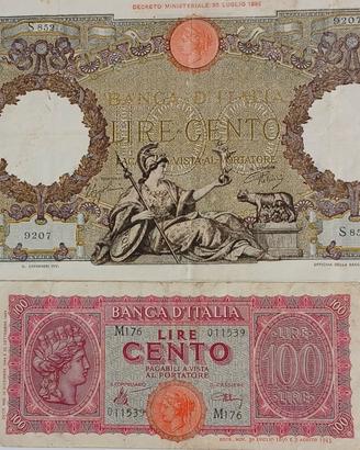 100 lire regno 