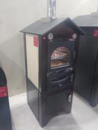 Forno barbecue clementi gas legna inox ibrid fiera