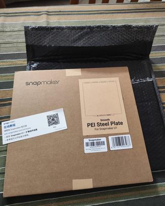 Piatto acciaio PEI liscio Snapmaker U1


