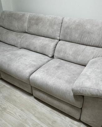 Divano poltrone sofa tre posti sfoderabile  grigio